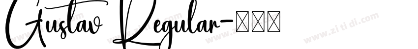 Gustav Regular字体转换